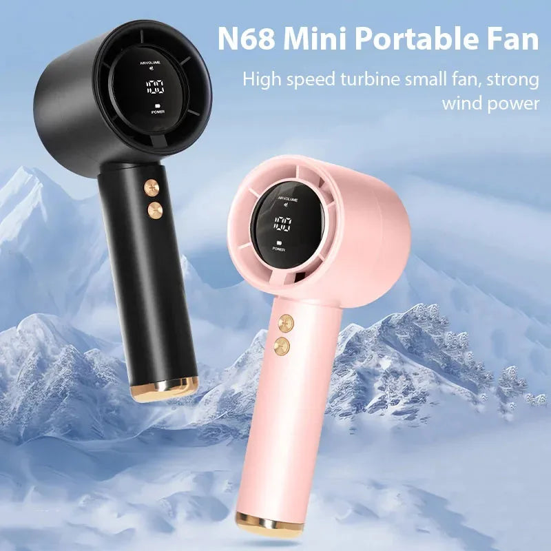 FreshAir™ – Mini Ventilateur Portable USB | Turbine Haute Vitesse, Rechargement Rapide