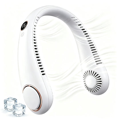 FreshNeck – Ventilateur de Cou Sans Fil | Flux d'Air Puissant & Écran Digital