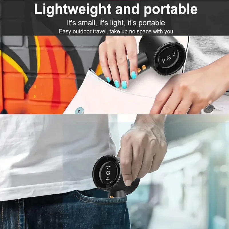 FreshAir™ – Mini Ventilateur Portable USB | Turbine Haute Vitesse, Rechargement Rapide