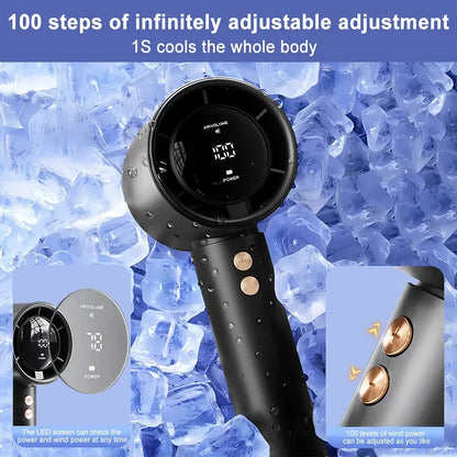 FreshAir™ – Mini Ventilateur Portable USB | Turbine Haute Vitesse, Rechargement Rapide
