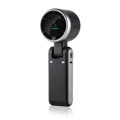 FreshAir – Mini Ventilateur Portable Rechargeable | Effet Glacé, Éclairage LED & 100 Vitesses