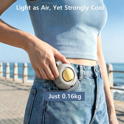 FreshClip – Mini Ventilateur à Pince Sans Pales | Silencieux & Rotatif 360°