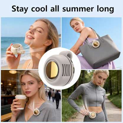 FreshClip – Mini Ventilateur à Pince Sans Pales | Silencieux & Rotatif 360°